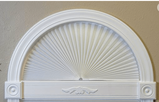 Redi Shade Temporary Light Filtering Arch Shade in White - 915mm with Arch Holder (Single Blind Pack) - EZ BLINDS